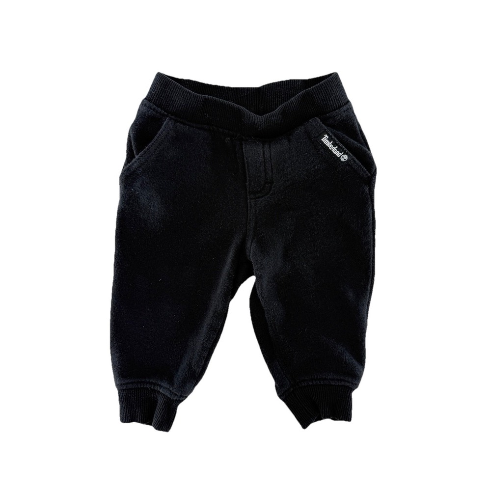 Timberland Jogger Baby Size 6/9 Months Black Pants Fleece Lined Gorpcore